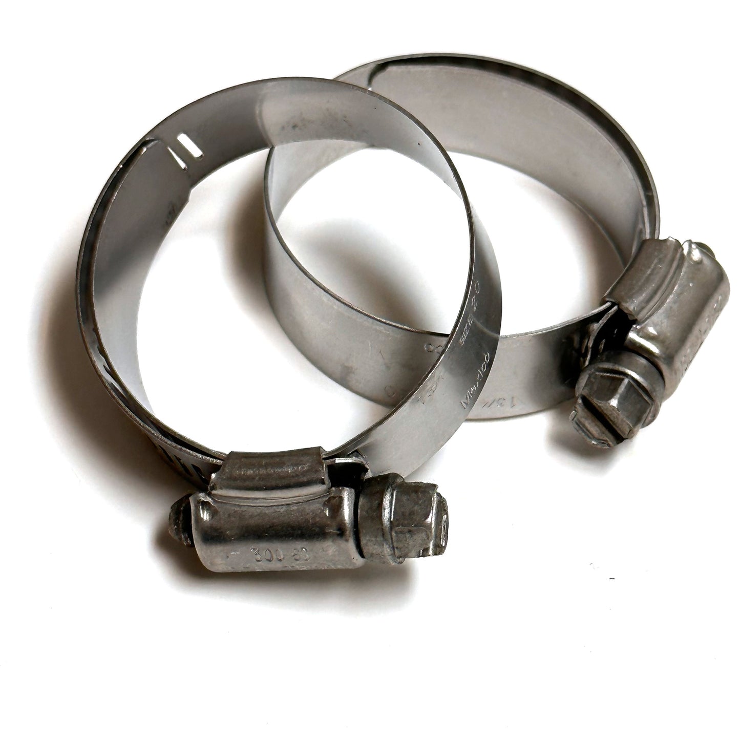 Worm Drive Clamp with Extended Tail - Stainless Steel